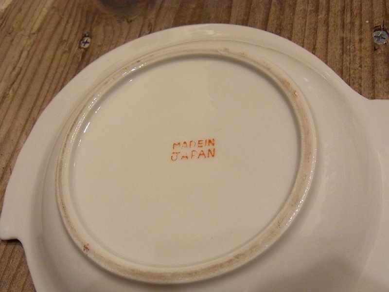 画像4: 【１９７０年代】ピースフラッグアシュトレイ (陶器灰皿/日本製)
