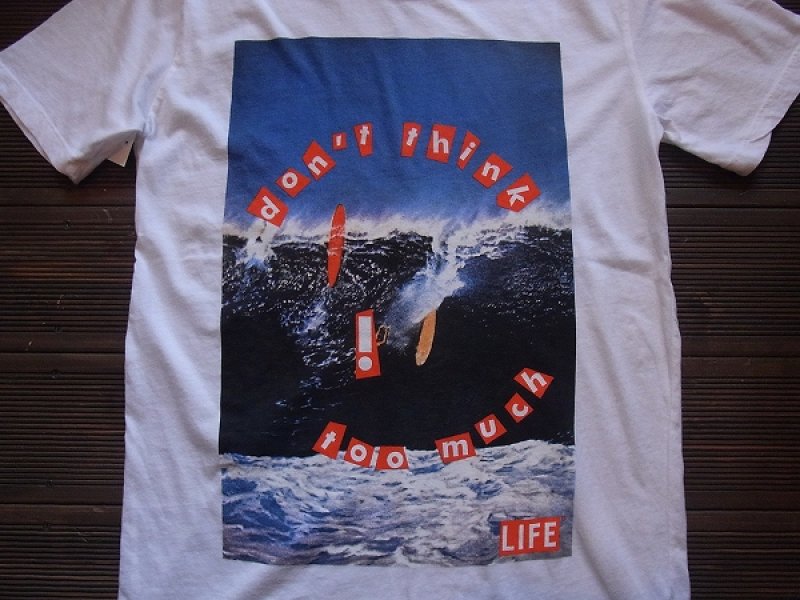画像2: 【ALTRU/アルトゥルー】 "LIFE DON'T THINK..." 半袖Tシャツ ３サイズ(S/M/L)