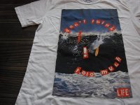 【ALTRU/アルトゥルー】 "LIFE DON'T THINK..." 半袖Tシャツ ３サイズ(S/M/L)