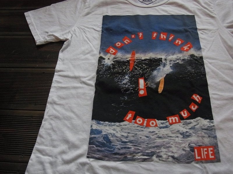 画像1: 【ALTRU/アルトゥルー】 "LIFE DON'T THINK..." 半袖Tシャツ ３サイズ(S/M/L)