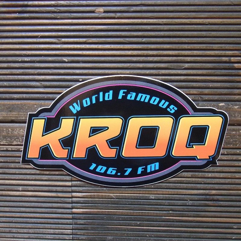 画像2: 【KROQ/ケーロック】 カリフォルニアFM ステッカー 2015,2016  ２色