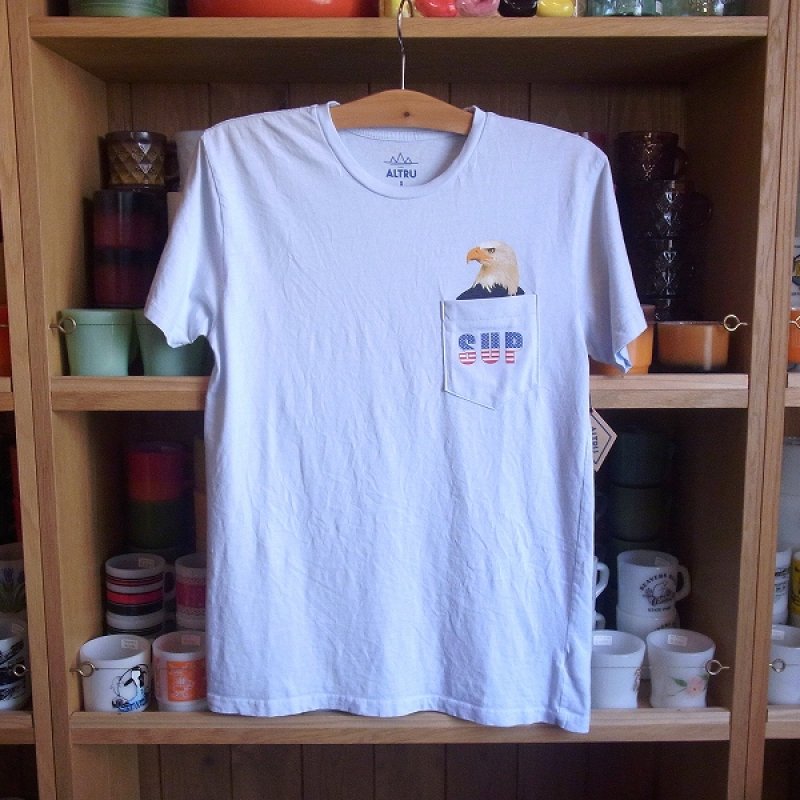 画像2: ４０％オフ☆【ALTRU/アルトゥルー】 "SUP-EAGLE" ポケット Tシャツ  ３サイズ(S/M/L) アメリカ製