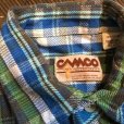 画像4: 【CAMCO/カムコ・ヘビーフランネル・コットン１００％・肉厚ネルシャツ】 ブルーベース・４サイズ(S/M/L/XL) (4)