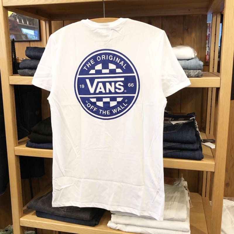 画像3: 【 VANS / USA 】アメリカ企画・ロゴTシャツ " CHECKER LOGO 1966 " ホワイト ３サイズ(S/M/L)