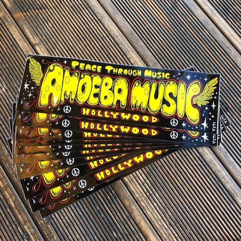 画像2: 【 AMOEBA MUSIC USA / アメーバミュージック 】バンパー・ステッカー  27X8  ・２デザイン