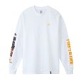 画像1: ☆セールプライス☆【 HUF X PULP FICTION 】ハフ・パルプフィクション / PF COLLAGE / ホワイト・２サイズ(MEDIUM,LARGE) (1)