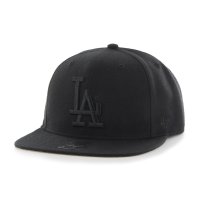 【 47 BRAND / 47ブランド 】LA DODGERS / ロサンゼルス ドジャース・キャプテン・BLACK X BLACK