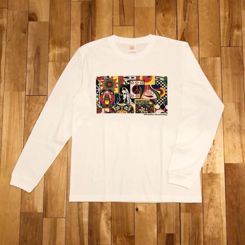 画像1: 【 オリジナルプリント L/S Tシャツ " Panel Of Psychedelic " 】 7.1 oz コットン100％ 長袖Tシャツ ・４サイズ(S,M,L,XL)