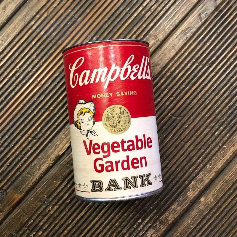 画像1: 【(C)1977 CAMPBELL'S VEGETABLE GARDEN / COIN BANK 】ビンテージ / キャンベルスープ・貯金箱