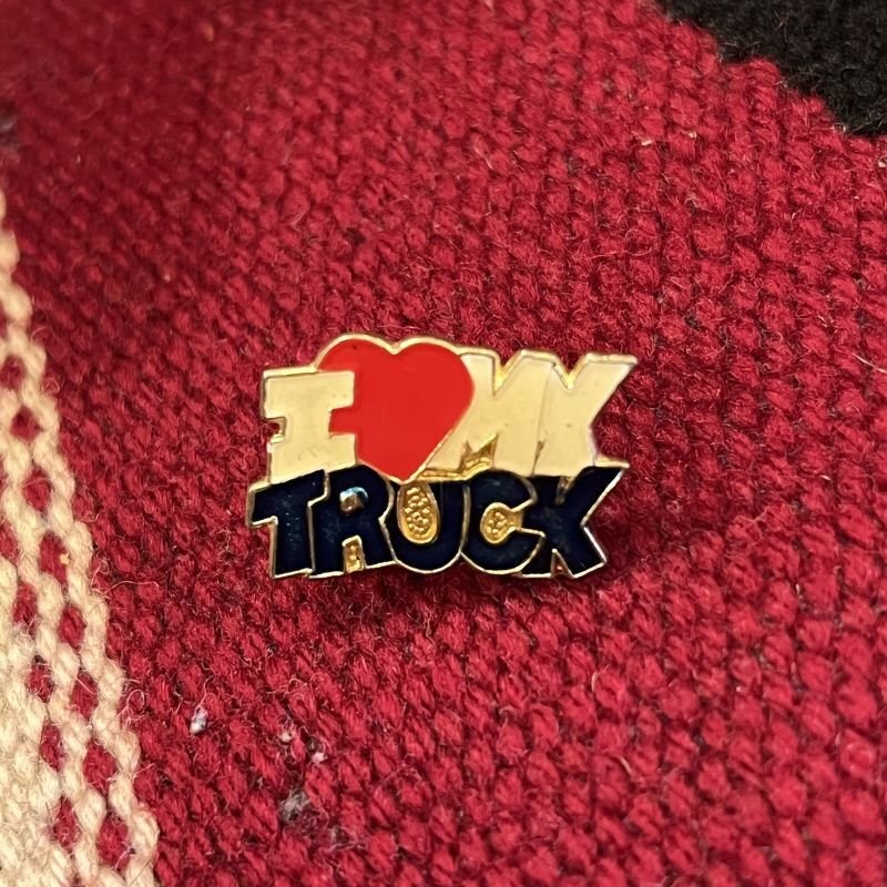画像1: 【 I LOVE MY TRUCK 】 1980-1990's ビンテージピンバッジ