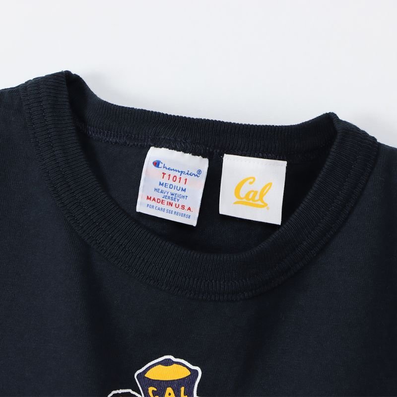 画像4: 【CHAMPION/チャンピオン】アメリカ製 ・"T1011" 半袖Tシャツ ”・UCB・カリフォルニアバークレー / ネイビー・３サイズ(M/L/XL)
