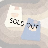 【 LEVI'S / 501 Over dyed 】 リーバイス５０１ / 後染め レモンイエロー : ブルー / 2013年 メキシコ製・W32(85cm)