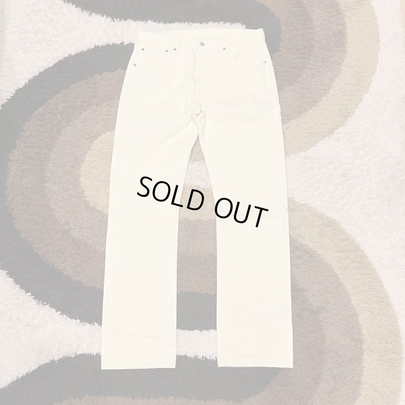 画像2: 【 LEVI'S / 501 Over dyed 】 リーバイス５０１ / 後染め レモンイエロー : ブルー / 2013年 メキシコ製・W32(85cm)