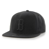 【 47 BRAND / 47ブランド 】BOSTON RED SOX / ボストン レッドソックス・キャプテン・BLACK X BLACK