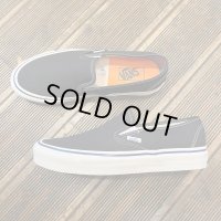 【 VANS USA / SLIP-ON 48 DECK 】バンズ・ アメリカ企画 / アナハイムファクトリー・/ スリッポン ブラック キャンバス ５サイズ(26, 26.5, 27, 27,5, 28)