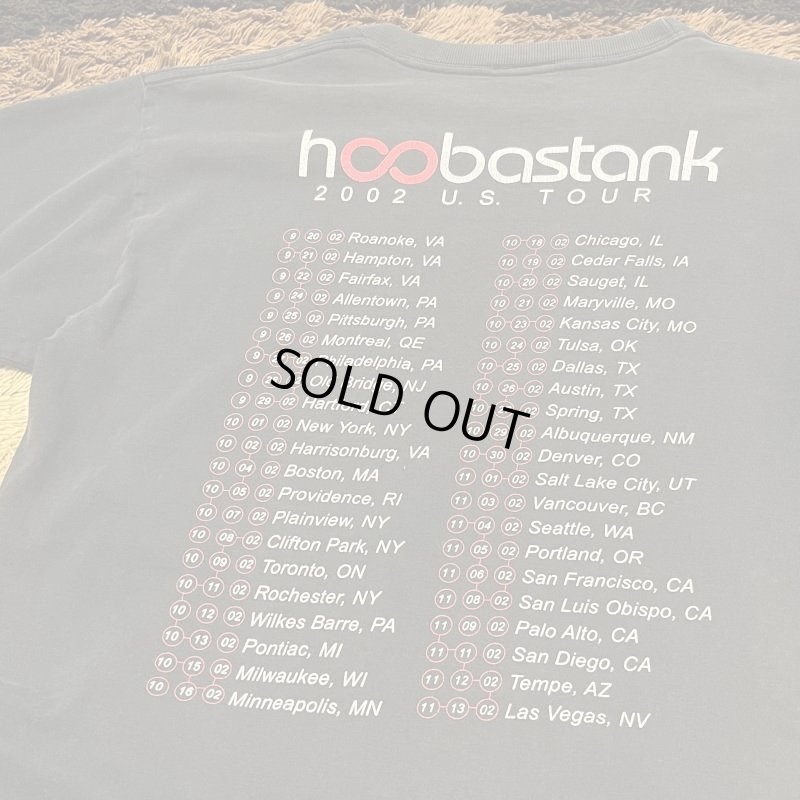 画像4: 【2002年 HOOBASTANK / オールド Tシャツ】" フーバスタンク・USツアーTシャツ" / プリントTシャツ (おおよそLARGEサイズ) ビンテージ・バンドTシャツ