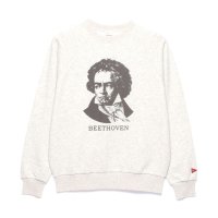 【 Healthknit / ヘルスニット 】ベートーベンスウェット・ラグランスリーブ / アッシュグレー・3サイズ(M/L/XL) クラシック長袖クルースウェット