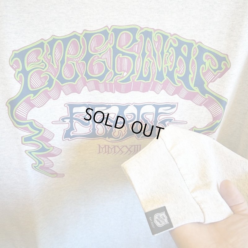 画像3: 【 オリジナルプリント ロングスリーブTシャツ " ETERNAL PEACE " 】 7.1 oz コットン100％  アッシュグレー・3サイズ(M,L,XL)