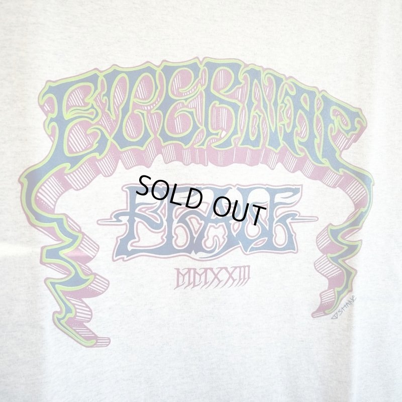 画像2: 【 オリジナルプリント ロングスリーブTシャツ " ETERNAL PEACE " 】 7.1 oz コットン100％  アッシュグレー・3サイズ(M,L,XL)