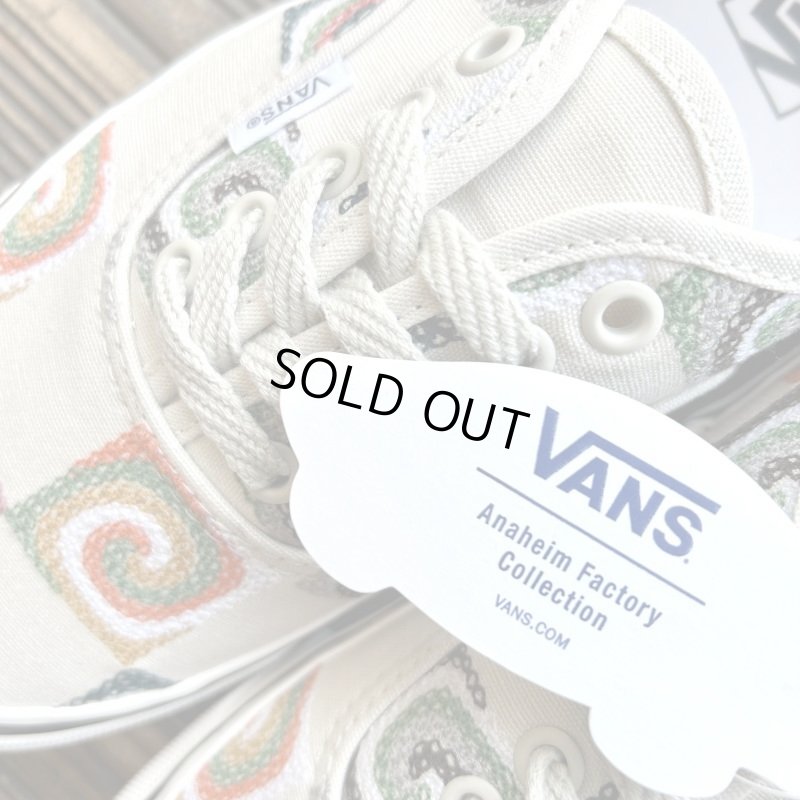 画像5: 【 VANS USA / AUTHENTIC 44DX 】バンズ・ アメリカ企画 / アナハイムファクトリー・/ オーセンティック ・刺繍 / キャンバス 3サイズ(26,27,28)