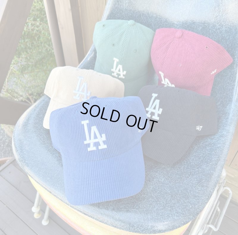 画像1: 【 '47 / フォーティーセブン 】LA DODGERS / ロサンゼルス ドジャース・コーデュロイキャップ・5カラー