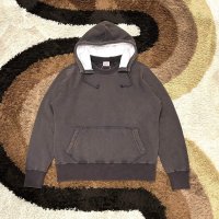 【 Healthknit / ヘルスニット・ スウェットパーカー " 後付け" 】"ブラック" トンプキンス・フード・パーカー・３サイズ(M,L,XL)