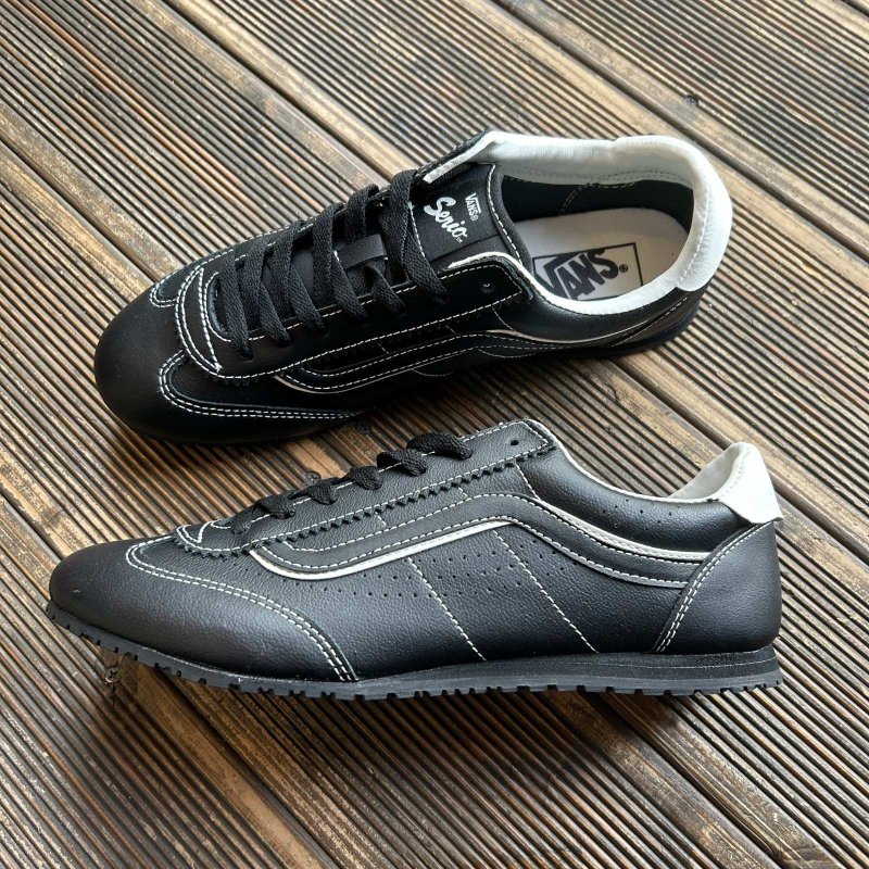 画像1: 【 VANS USA / SUPER LOWPRO / SERIO 】バンズ・ アメリカ企画 / スーパーロープロ / セリオ / ブラックレザー 4サイズ(26, 27, 28, 29)