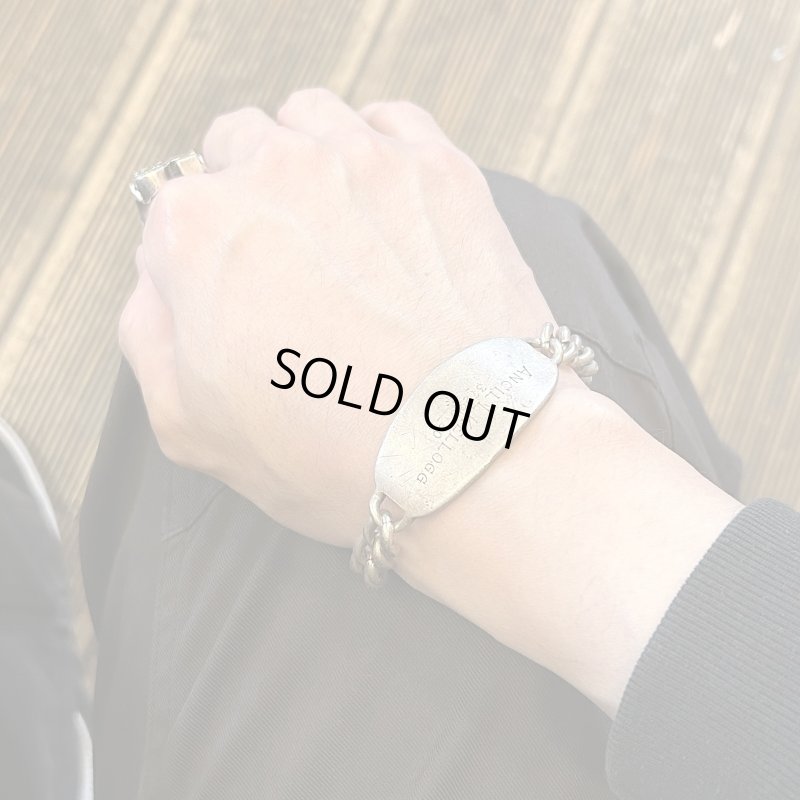 画像4: ビンテージ【 1940s-1950s / US.military id bracelet 】USミリタリー・IDブレスレット・スターリングシルバー