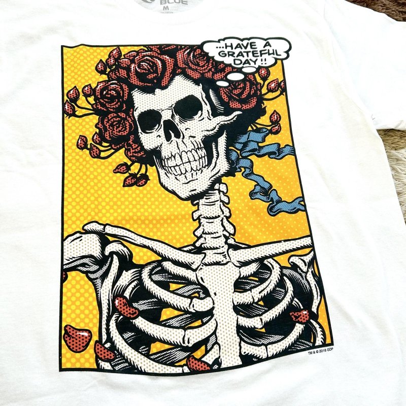 画像2: 【 GRATEFUL DEAD / グレイトフル・デッド 】リキッドブルー・オフィシャル・Tシャツ / ３サイズ(M,L,XL)