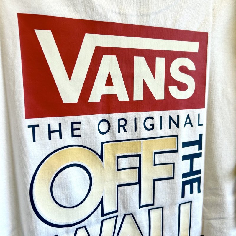 画像2: 【 VANS / USA 】アメリカ企画・ロゴTシャツ " GRADIENT LOGO " ホワイト/ブラック ３サイズ(M/L/XL)