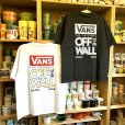 画像1: 【 VANS / USA 】アメリカ企画・ロゴTシャツ " GRADIENT LOGO " ホワイト/ブラック ３サイズ(M/L/XL) (1)
