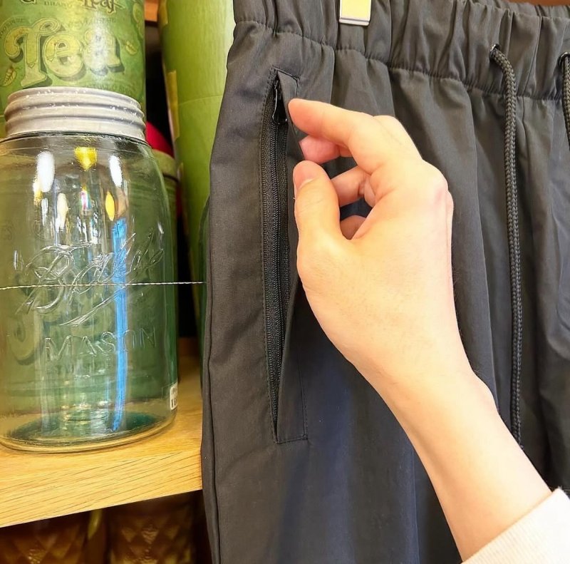 画像3: パシフィカオリジナル【60/40クロス・オリジナルイージーパンツ】ブラック・4サイズ(M/L/XL/XXL)