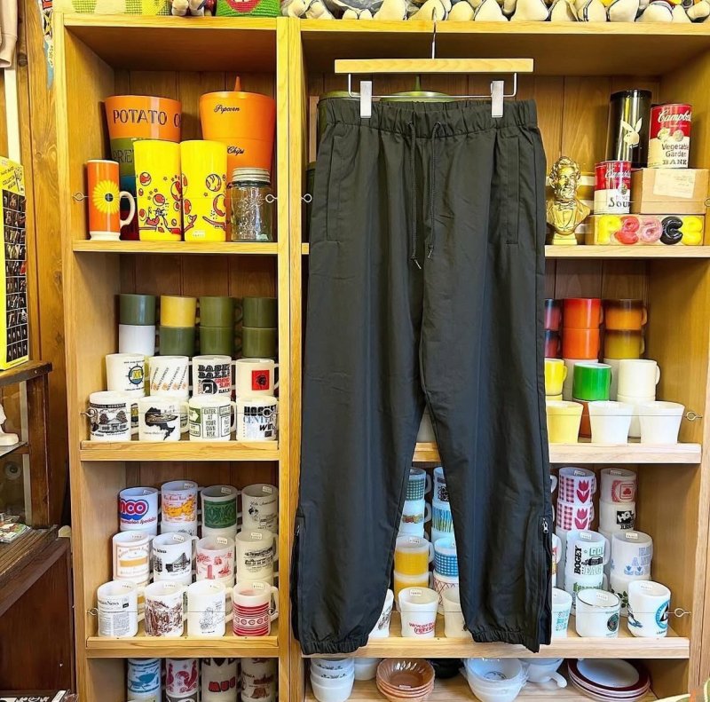 画像2: パシフィカオリジナル【60/40クロス・オリジナルイージーパンツ】ブラック・4サイズ(M/L/XL/XXL)