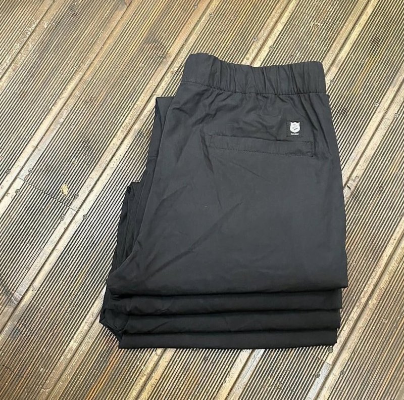 画像1: パシフィカオリジナル【60/40クロス・オリジナルイージーパンツ】ブラック・4サイズ(M/L/XL/XXL)