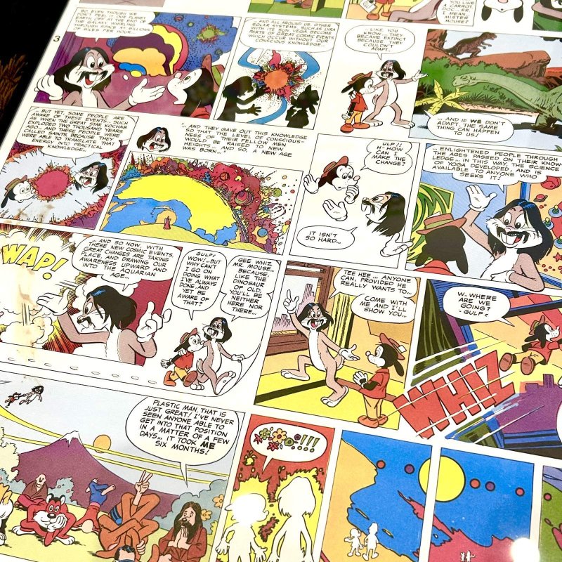 画像3: 【PETER MAX】1960-1970年代・ 82.5 X 41 cm ・【ビンテージポスター】額縁込み