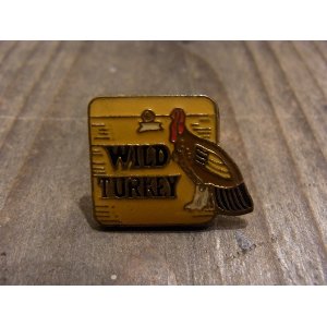 画像: 【WILD TURKEY】ワイルドターキー 1980'S ビンテージピンバッチ 