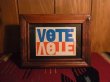画像3: 【デッドストック】１９７０年代/VOTE ステッカーシート　額装込み