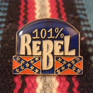 画像: 【101% REBEL】 1980'S ・ ビンテージ ピンバッチ 