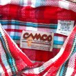 画像4: 【CAMCO/カムコ・ヘビーフランネル・コットン１００％・肉厚ネルシャツ】 レッドベース・４サイズ(S/M/L/XL)