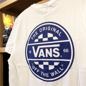 画像: 【 VANS / USA 】アメリカ企画・ロゴTシャツ " CHECKER LOGO 1966 " ホワイト ３サイズ(S/M/L)