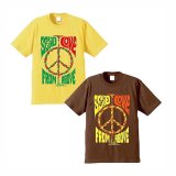 画像: 【 パシフィカ オリジナルプリント Tシャツ " SEND LOVE FROM ABOVE " 】 6.2 oz コットン100％ Tシャツ ２カラー・５サイズ(S,M,L,XL,XXL)