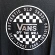 画像2: 【 VANS / USA 】アメリカ企画・ロゴTシャツ " OG CHECKER " ブラック ２サイズ(M/L)