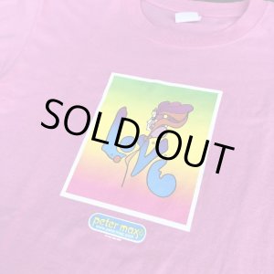 画像: 【２００７年 ピーターマックス / オールド・アートTシャツ】" PETER MAX " / プリントTシャツ /  (MEDIUMサイズ)