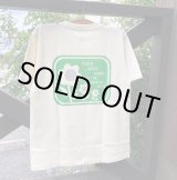 画像: 【 パシフィカ オリジナルプリント Tシャツ " TURN BACK TIME TO " 】 6.2 oz コットン100％ クルーネック Tシャツ グリーンxグレー・３サイズ(M,L,XL)