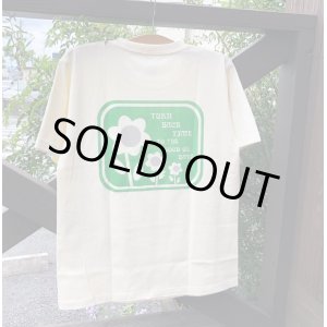 画像: 【 パシフィカ オリジナルプリント Tシャツ " TURN BACK TIME TO " 】 6.2 oz コットン100％ クルーネック Tシャツ グリーンxグレー・３サイズ(M,L,XL)