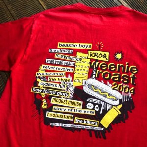 画像: 【2004年 KROQ / オールド Tシャツ】" ビースティボーイズ・ストロークス・サイプレスヒル・キラーズ" / プリントTシャツ (MEDIUMサイズ)