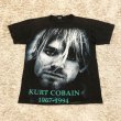 画像1: 【１９９８年 カートコバーン・ニルヴァーナ/ ニルバーナ / ビンテージ バンド・追悼Tシャツ】" KURT COBAIN / NIRVANA "  ロックTシャツ (MEDIUMサイズ)