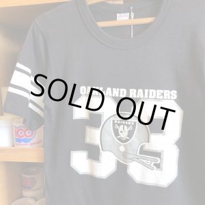 画像: ビンテージ【１９８０年代・チャンピオン】" OAKLAND・RAIDERS " / レイダース・ナンバリング・プリントTシャツ (MEDIUMサイズ)