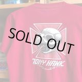 画像: ビンテージ【１９９０年代・パウエルペラルタ】" TONY HAWK / トニーホーク " オールド・スケート プリントTシャツ (MEDIUMサイズ)