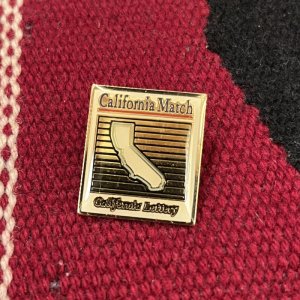 画像: 【CALIFORNIA LOTTERY】 1980-1990s ビンテージピンバッジ #2